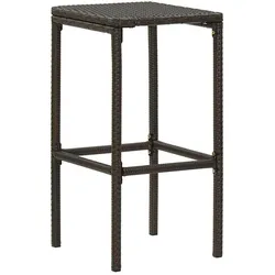 vidaXL, Gartentisch + Balkontisch, Quponum (60.50 x 60.50 x 106 cm)