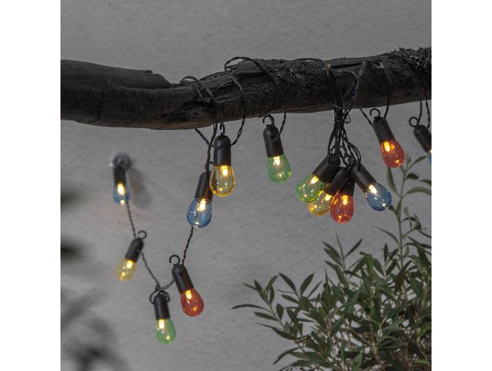 Star Trading 476-91, Leichte Dekorationskette, Mehrfarbig, Polyvinylchlorid (PVC), Ambiente, Ausrichtung, Universal, IP44
