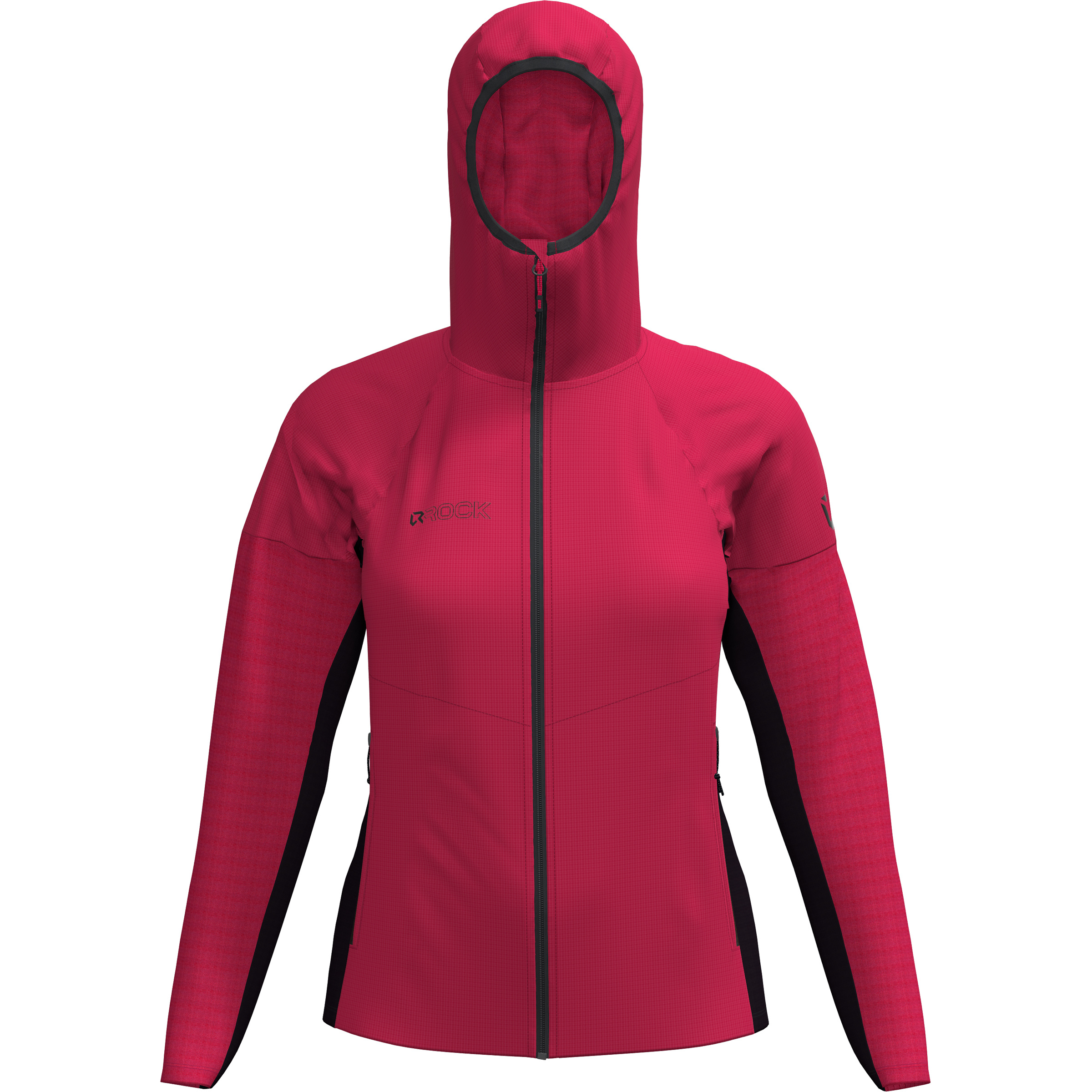 Rock Experience South Face Hybrid Damen Fleecejacke rot Größe XL Camping Windabweisend
