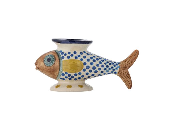 Vase multicolore en grès Nobu