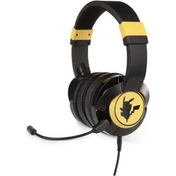 PowerA Pokemon Wired Gaming Headset (Kabelgebunden), Gaming Headset, Schwarz, Gelb