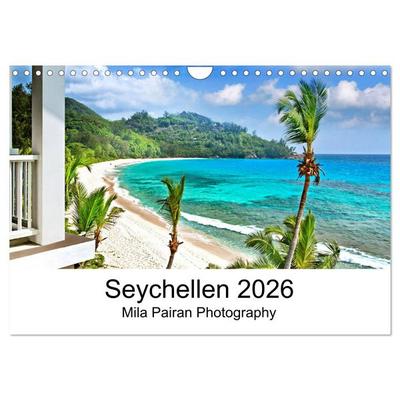Seychellen Paradies 2026 (Wandkalender 2026 DIN A4 quer), CALVENDO Monatskalender
