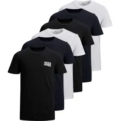 JJECORP LOGO TEE O-NECK 6PK Herren T-Shirt