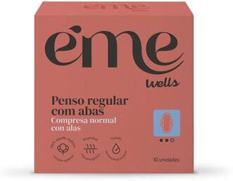 Éme Wells Pensos Regulares com Abas Éme 10 un