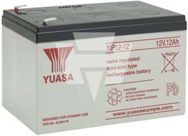 Hückmann Bleiakku 12V 12Ah Yuasa NP12-12 108373)
