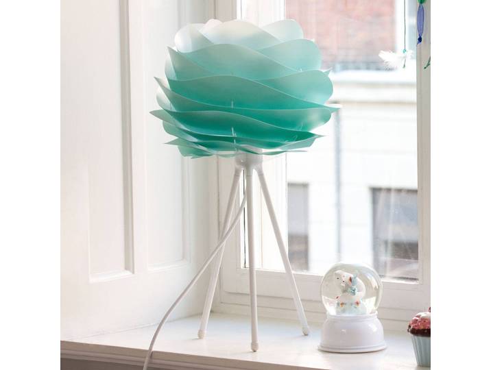 UMAGE Designer Tischlampe Carmina Mini, grün, für Wohn- / Esszimmer, Aluminium, Design, Tischlampe