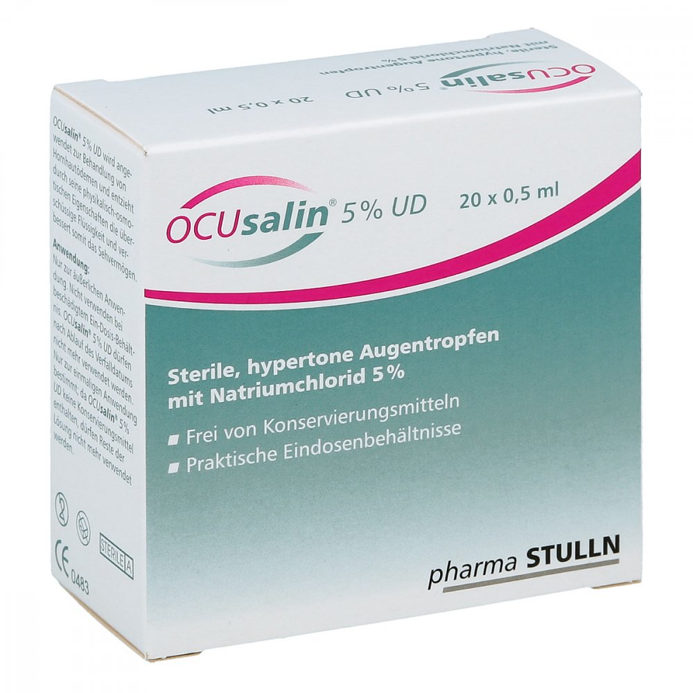 PHARMA STULLN GmbH Ocusalin 5% Ud Augentropfen 09332382