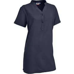 MAUL Damen Kleid Lignano - Kleid in Leinenoptik, Größe 36 in Blau Blau