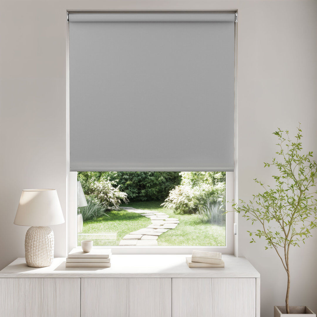 Zipcode Design Blackout Roller shade Grey 150cm W x 165cm L