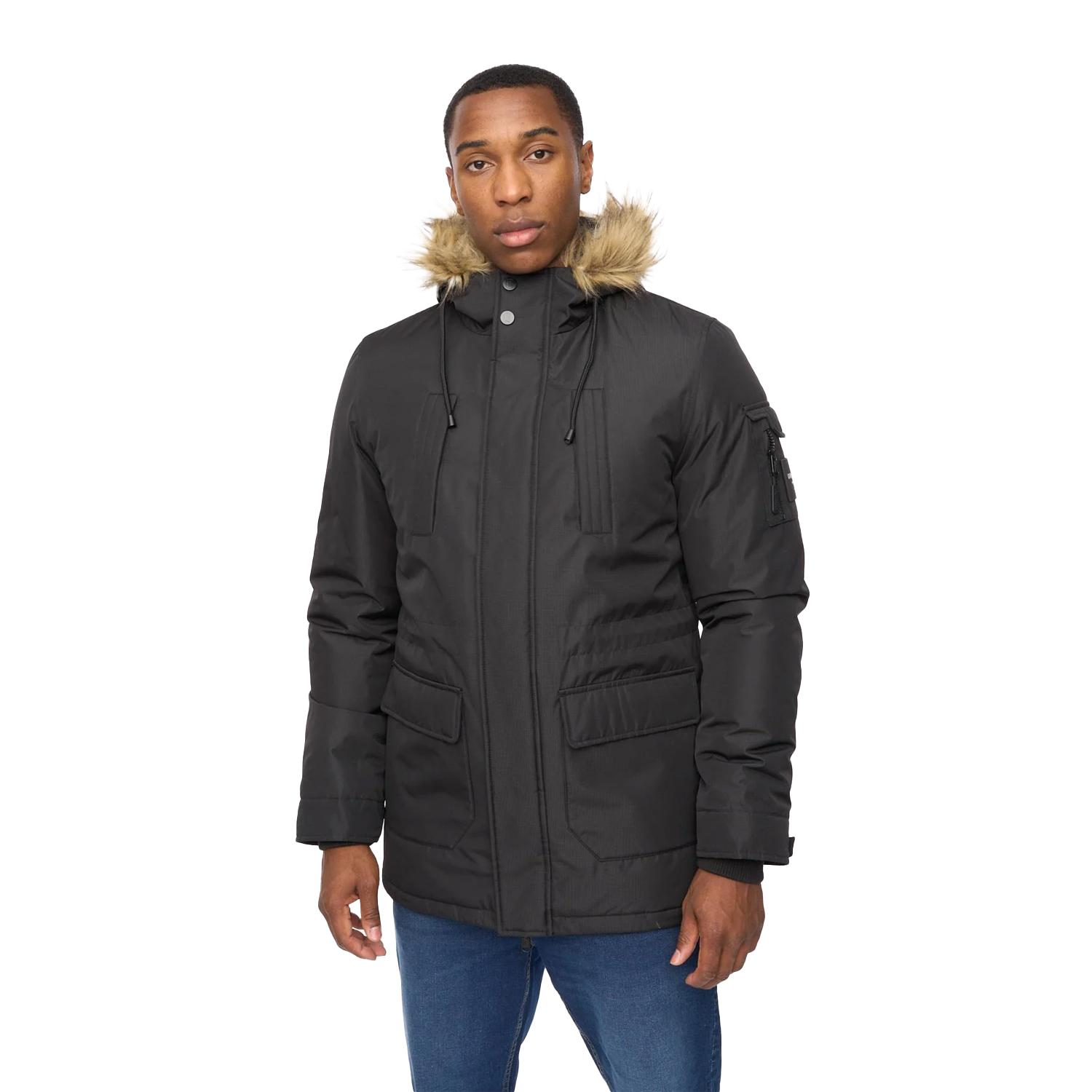 Crosshatch Heren Parkmoore MVE Parka (Zwart)