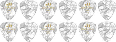 Dunlop Celluloid White Pearloid Thin