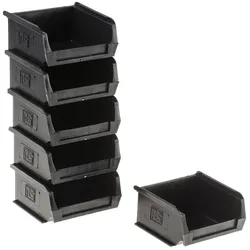 RS PRO, Lagerbehälter, Topstore Container Tc1 Black