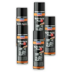 5x Schmiermittel LIQUI MOLY 3304 Multi-Spray Plus 7 Fett Spray 300 ml