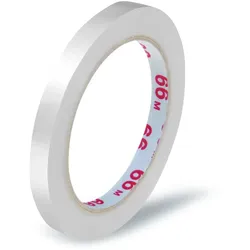 Klebeband (PVC) transparent 9mm x 66m für Schließgerät 67999