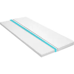vidaXL Matratzenauflage 100 x 200 cm Kaltschaum Ei-Profil 6 cm