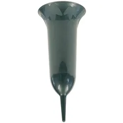 5x Axentia, Vase, Grabvase PP ca.31cm grün (0.80 l)