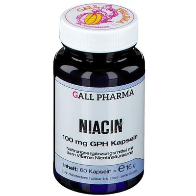 Niacin 100 mg GPH Kapseln 60 St