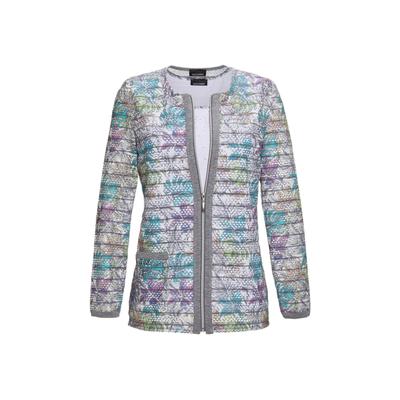 2-in-1-Shirt GOLDNER "Kurzgröße Hautschmeichelndes Shirt-Set", Damen, Gr. 21, rosa (minttürkis, rosé, gemustert), Obermaterial: 90% Polyester PES. 7% Viskose CV. 3% Elasthan EL., Sonstiges, Shirts 2-in-1 Shirt, Jedes Teil ein Unikat