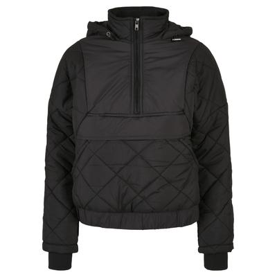 Winterjacke URBAN CLASSICS "Urban Classics Damen", Damen, Gr. M, schwarz, 100% Polyester, unifarben, oversize, ohne Ausschnitt, Jacken Winterjacke