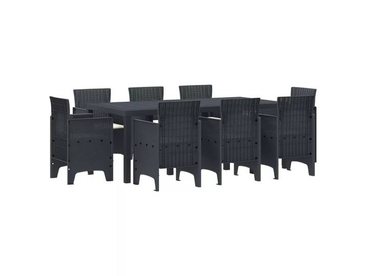VidaXL - Essens draußen polypropylen, One Size, Anthrazit
