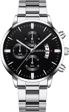 Inspire Essentials Stainless Steel Luxury Quartz Watch h