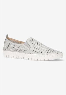 Women's Fresh Flats by Easy Street in Grey (Size 10 M)