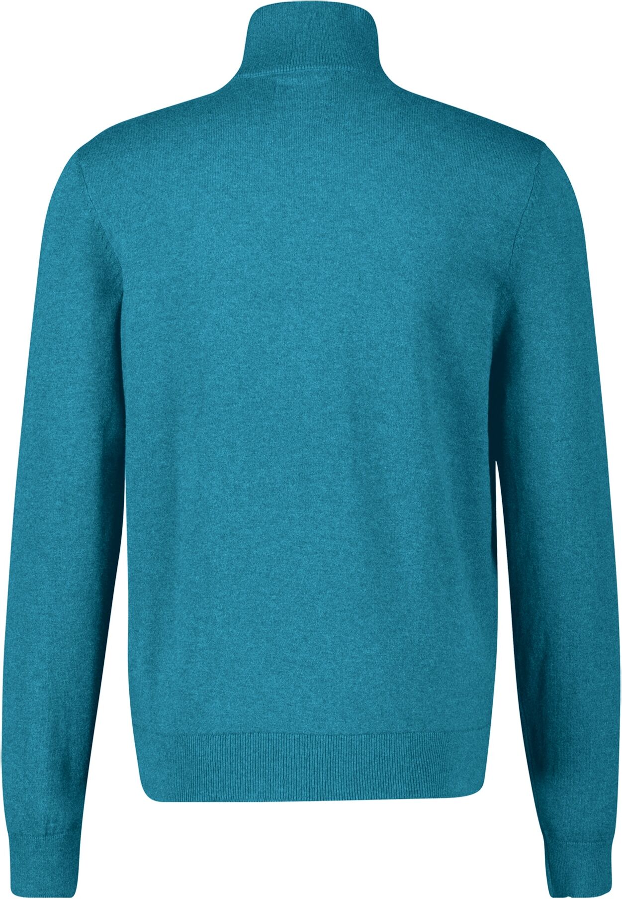 Strickpullover LERROS "Flachstrick-Troyer in Grossen Grössen", Herren, Gr. 3XL, blau (swedish blau melange), 100% Baumwolle, ohne Ausschnitt, Pullover Strickpullover swedish blau melange 3XL