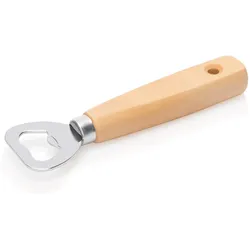 WAS Germany - Flaschenöffner, 14,5 cm, verchromt/Holz