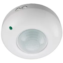 ChiliTec Decken-Bewegungsmelder "CBM" 360° PIR, LED geeignet, 6m Detektion, weiß