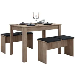 Esstisch-Gruppe ESAL XXL (LBH 110x70x75 cm) - LBH 110x70x75 cm
