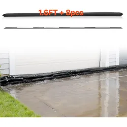 VEVOR Sandsäcke (sandfrei) 8-tlg. (480 x 435 mm) Hochwasserbarriere Hochwasserschutz, Überschwemmungsschutzsäcke für Haus Tür Keller Garage Hochwassersäcke Hochwassersperre