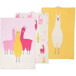 Tchibo - 3 Geschirrtücher - weiß