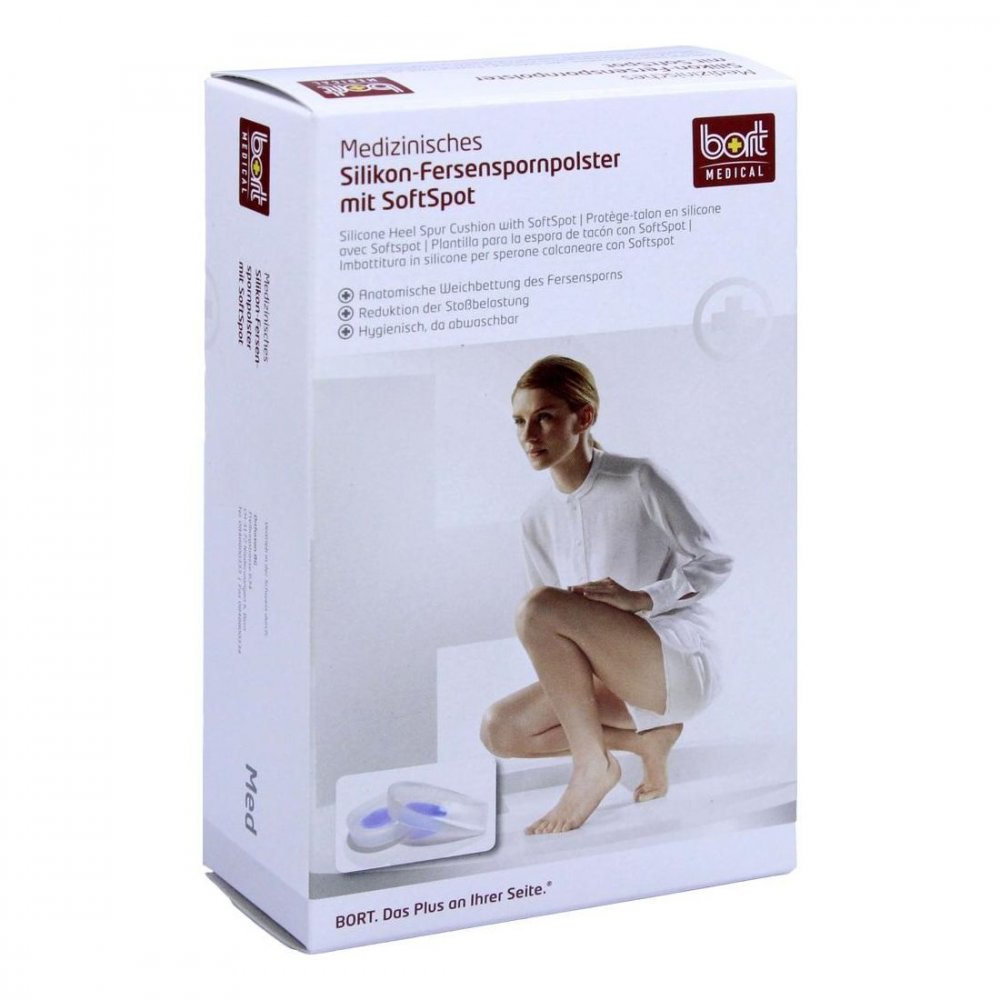 Bort GmbH Bort Silikon Fersenspornpolster mit SoftSpot medium 05564078