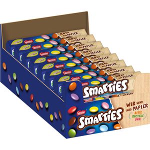 Nestle Schokobonbons Smarties, bunte Schokolinsen, je 38g, 24 Rollen