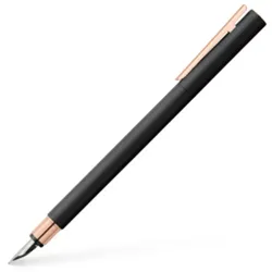 Faber-Castell Füllfederhalter Neo Slim Schwarz, rosegoldfarben M
