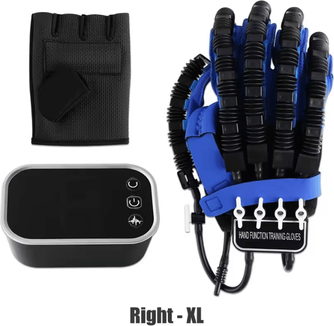 Uplift Curations Left And Right Hand Finger Rehabilitation Exerciser Robot Gloves Stroke And Hemiplegia Therapy Training Equipment right Xl