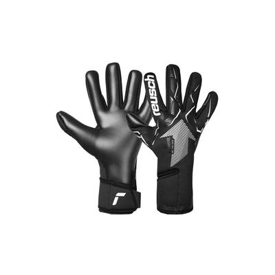 Torwarthandschuhe REUSCH "Fastgrip Infinity", Damen, Gr. 9, schwarz, Materialmix, 41% Polyester, 7% Lederimitat, 2% Polyamid, Handschuhe, mit maximalem Grip