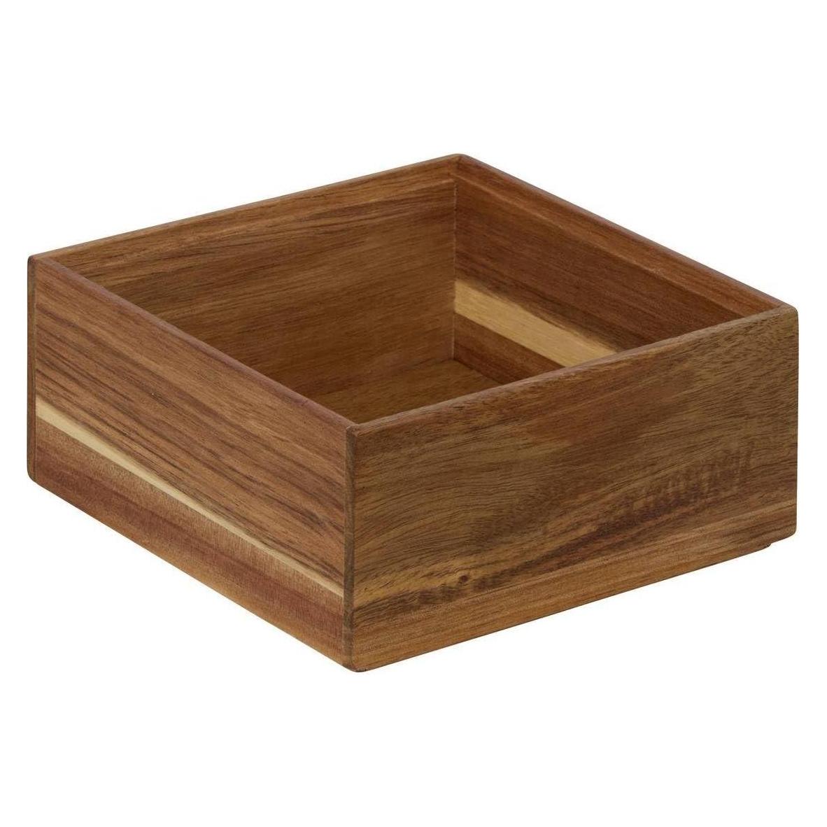 5Five Kwadratowy drewniany organizer TIDY SMART, 15 x 15 x 7 cm (62923934)