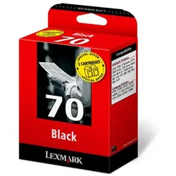 Lexmark Tintenpatrone Nr. 70 2er Pack schwarz