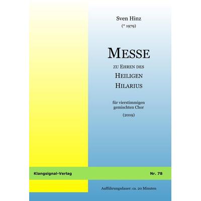 Messe des Heiligen Hilarius, Taschenbuch von Sven Hinz, BoD - Books on Demand