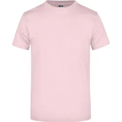 James & Nicholson Unisex Schweres T-Shirt JN002 rose 3XL
