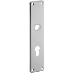 EDI, Türgriff + Türgarnitur, Renovierschildpaar 220 Z Edelstahl F00 PZ Entfernung 72 mm