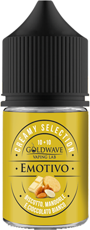 Goldwave Emotivo Aroma Mini Shot 10ml Biscotto Mandorla Cioccolato Bianco