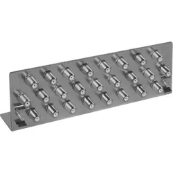 QEW 25-50 - Erdungswinkel, zweireihig, 25-fach