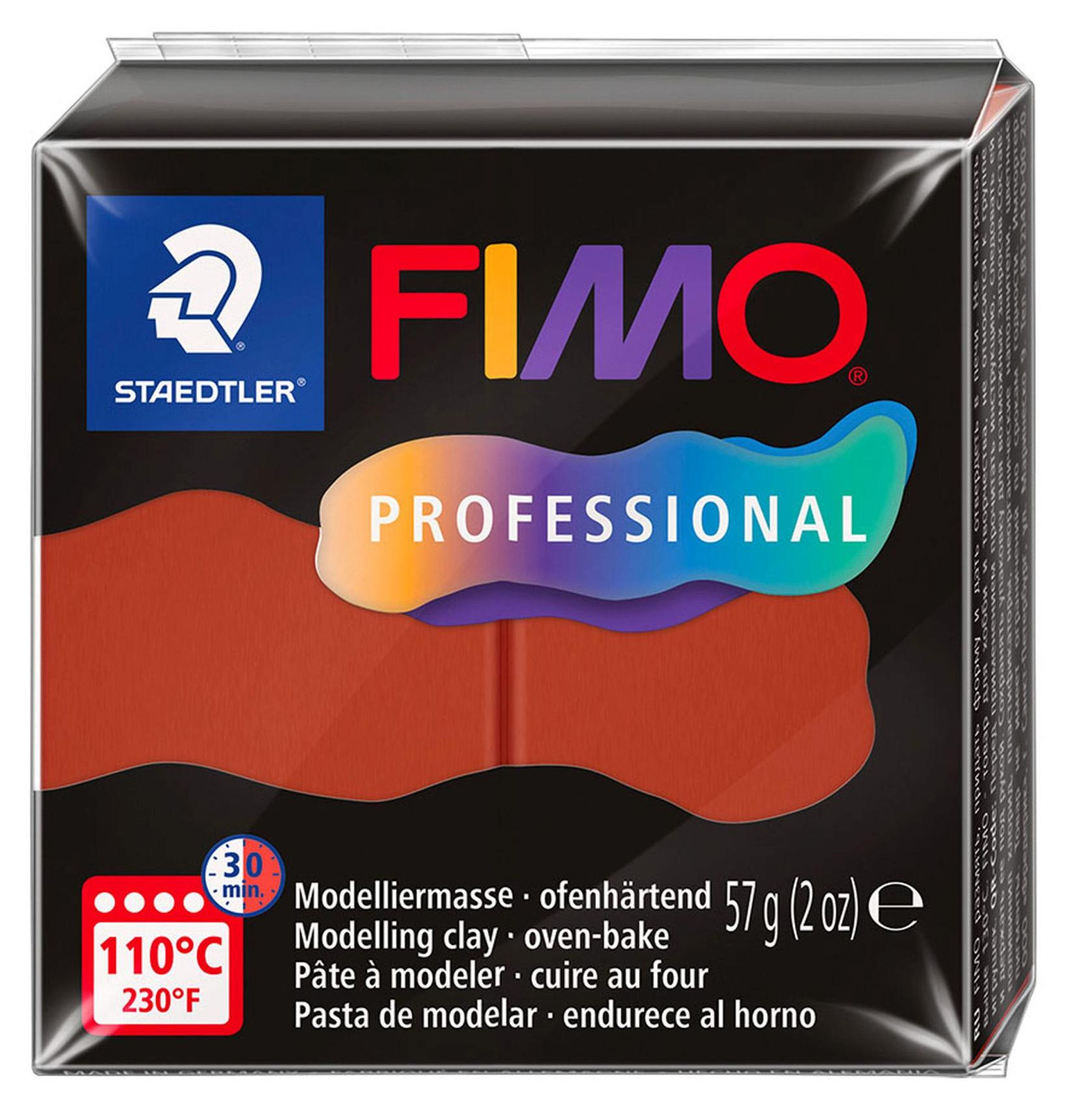 Staedtler Fimo Professional Modelklei, 57g, Terracotta