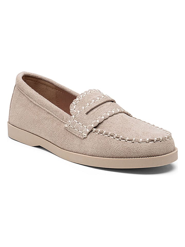 Foreverfolie Mokassins in Beige - 41