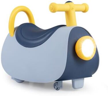Costway Kids Ride On Push Car with Headlight Music & Under Seat Storage for 18-36 Months-Blue