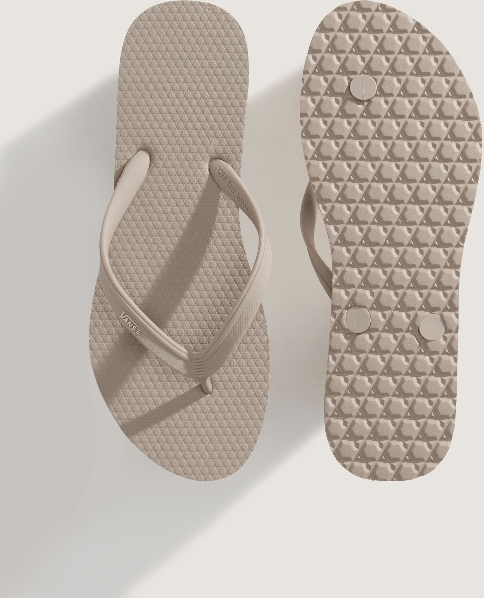Zehentrenner VANS "Makena", Damen, Gr. 40,5, mushroom, Synthetik, Schuhe Zehentrenner