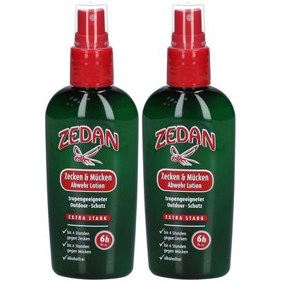 Zedan Abwehr Sprühlotion outdoor Zecken & Mücken 2x 2x100 ml Spray
