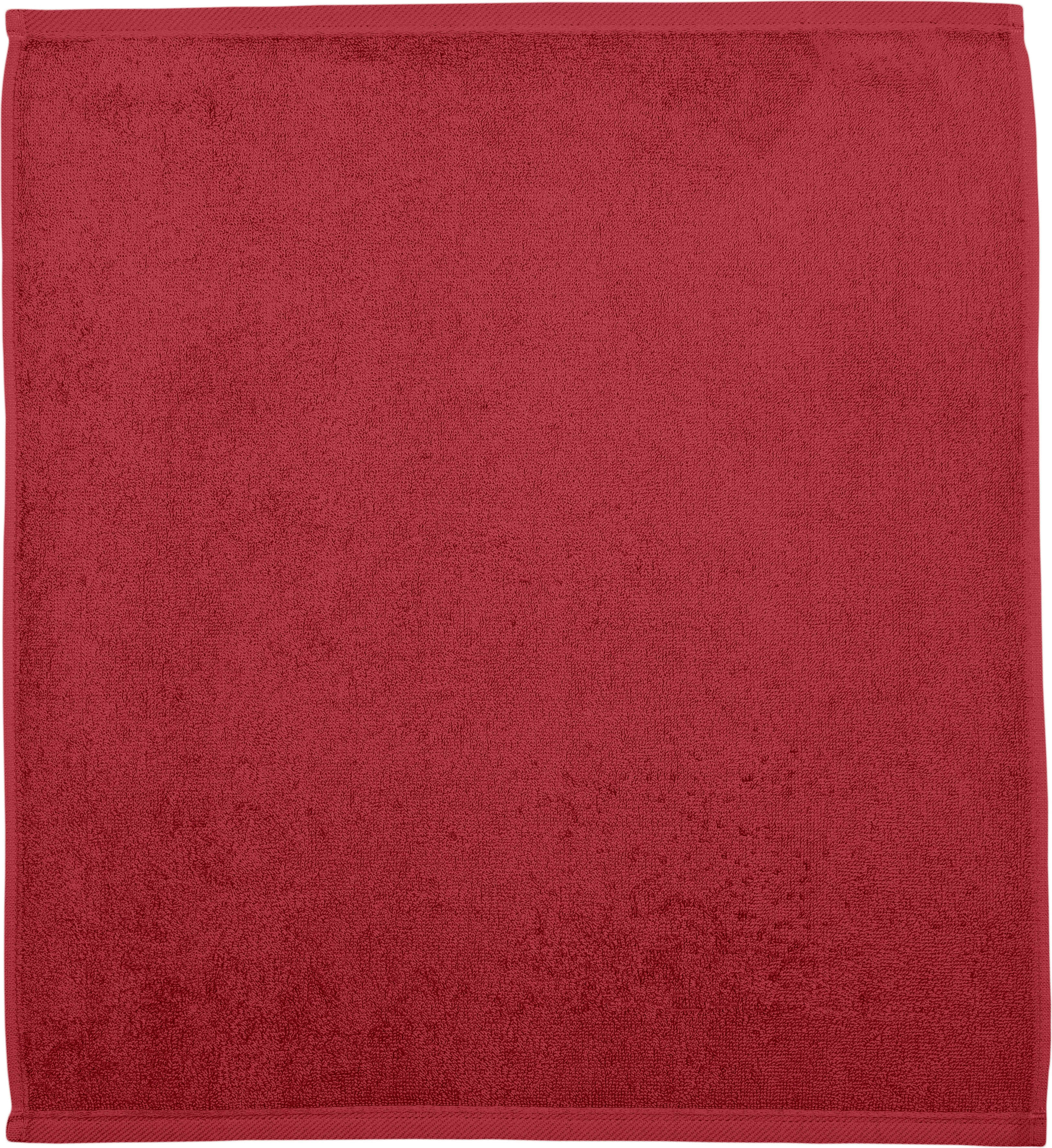 Geschirrtuch ROSS "Küchen-Frottiertuch, 50x50 cm", rot (vino), B:50cm L:50cm, 100% Baumwolle, Geschirrtücher, Geschirrtuch, vielseitig einsetzbarer Küchenhelfer aus 100% Baumwolle, unifarben vino 2 Stk., 100 % Baumwolle
